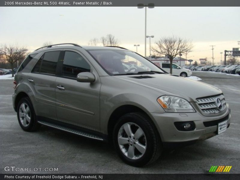Pewter Metallic / Black 2006 Mercedes-Benz ML 500 4Matic