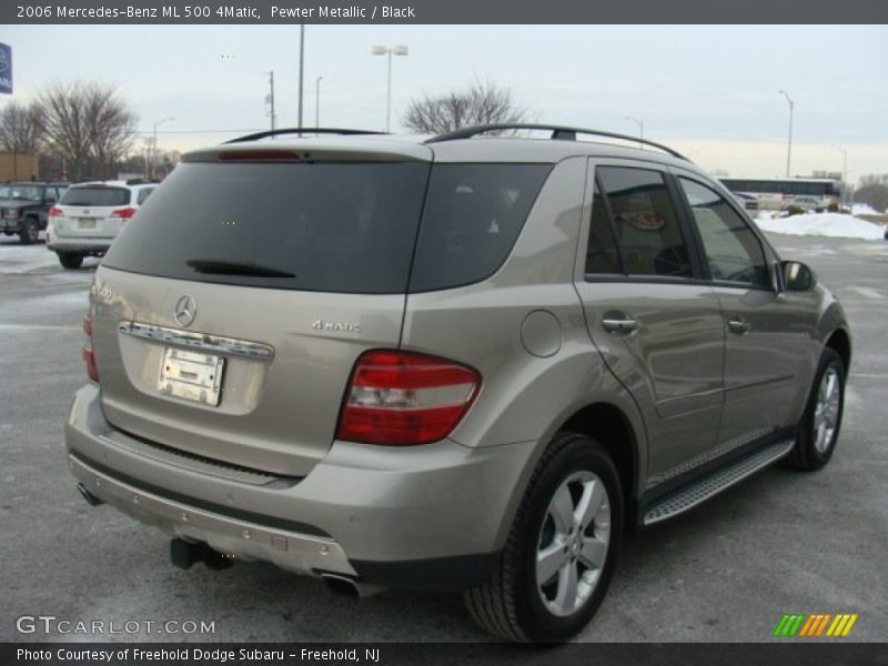 Pewter Metallic / Black 2006 Mercedes-Benz ML 500 4Matic