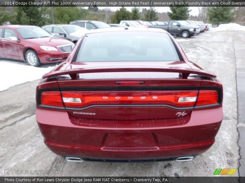 High Octane Red Pearl / Anniversary Black/Foundry Black with Cloud Overprint 2014 Dodge Charger R/T Plus 100th Anniversary Edition