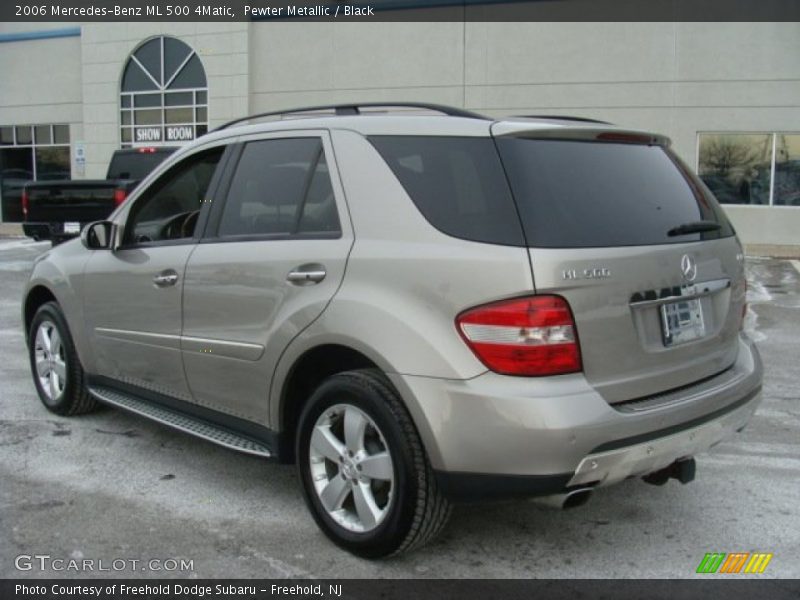 Pewter Metallic / Black 2006 Mercedes-Benz ML 500 4Matic