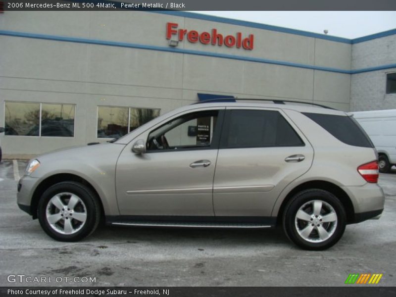 Pewter Metallic / Black 2006 Mercedes-Benz ML 500 4Matic