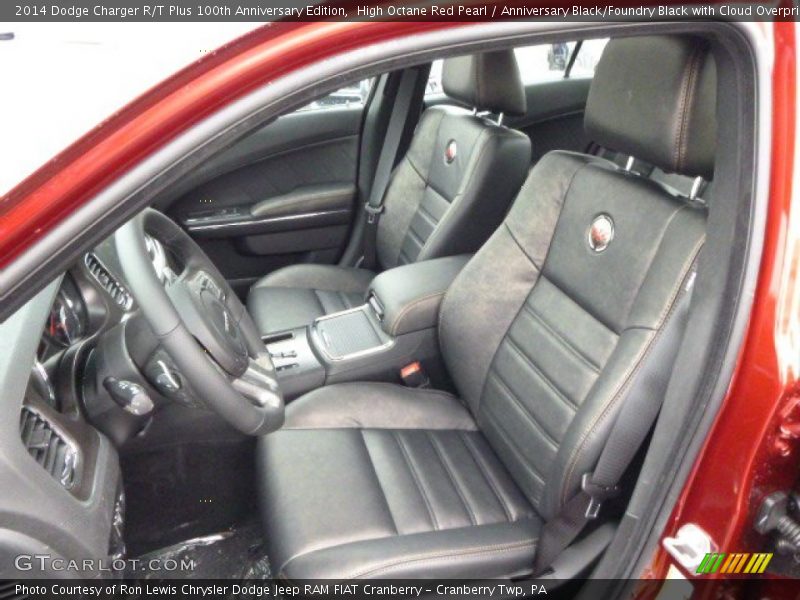 Front Seat of 2014 Charger R/T Plus 100th Anniversary Edition