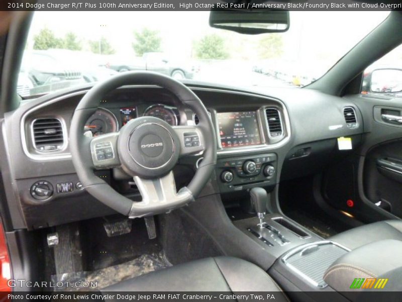 Anniversary Black/Foundry Black with Cloud Overprint Interior - 2014 Charger R/T Plus 100th Anniversary Edition 