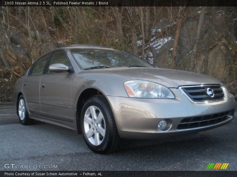 Polished Pewter Metallic / Blond 2003 Nissan Altima 2.5 SL
