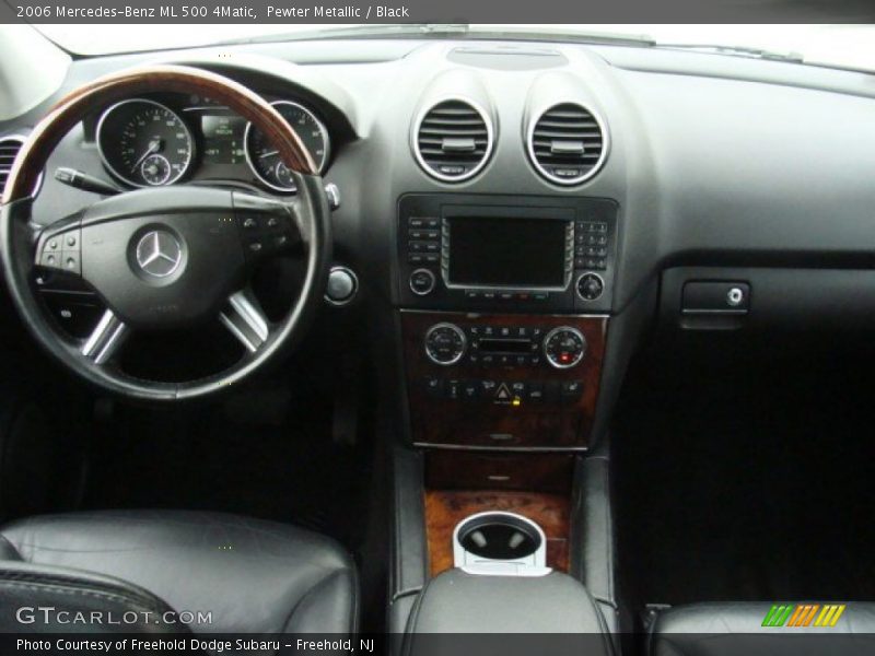 Pewter Metallic / Black 2006 Mercedes-Benz ML 500 4Matic