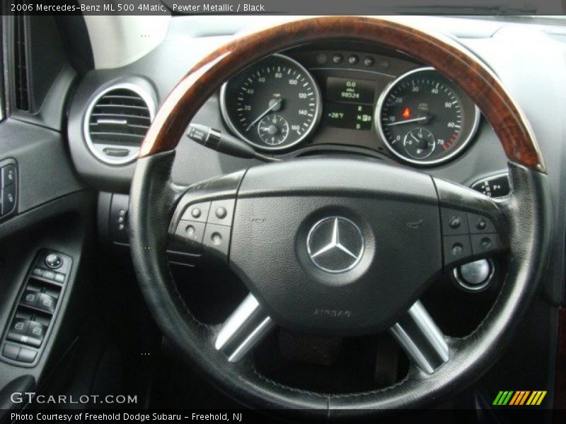 Pewter Metallic / Black 2006 Mercedes-Benz ML 500 4Matic