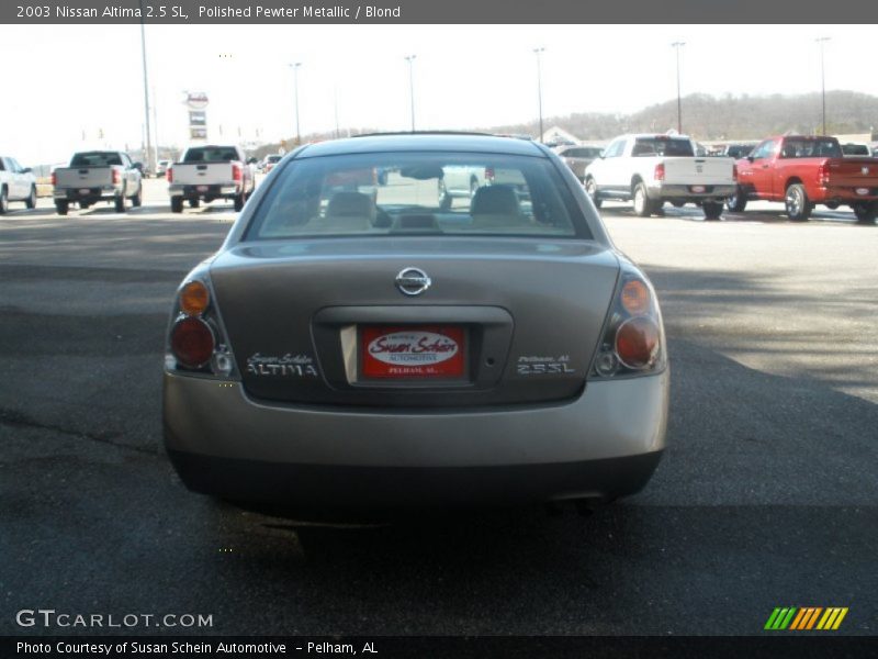 Polished Pewter Metallic / Blond 2003 Nissan Altima 2.5 SL