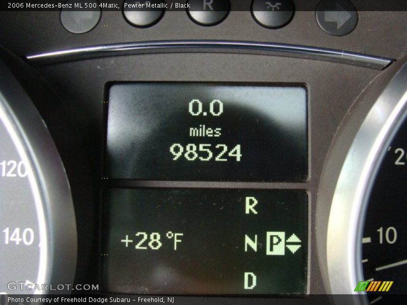 Pewter Metallic / Black 2006 Mercedes-Benz ML 500 4Matic