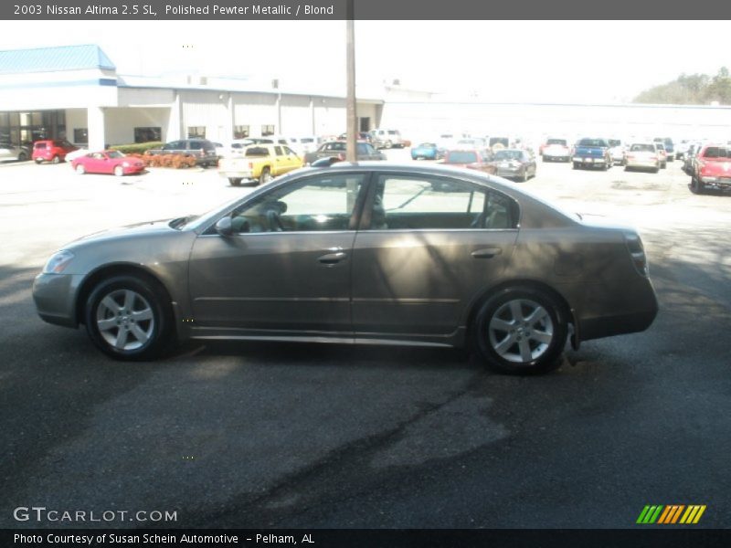 Polished Pewter Metallic / Blond 2003 Nissan Altima 2.5 SL