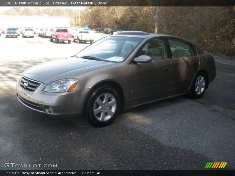 Polished Pewter Metallic / Blond 2003 Nissan Altima 2.5 SL