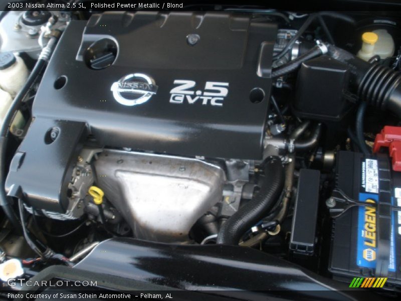 Polished Pewter Metallic / Blond 2003 Nissan Altima 2.5 SL
