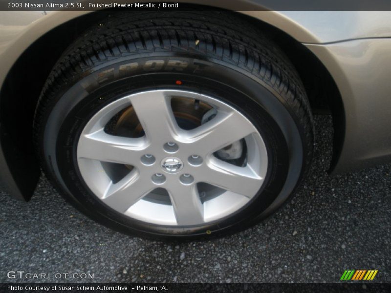 Polished Pewter Metallic / Blond 2003 Nissan Altima 2.5 SL