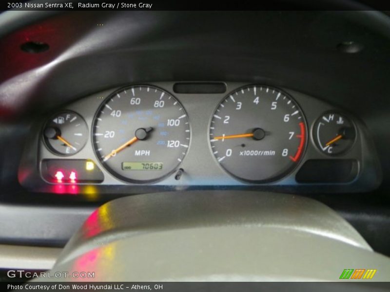 Radium Gray / Stone Gray 2003 Nissan Sentra XE