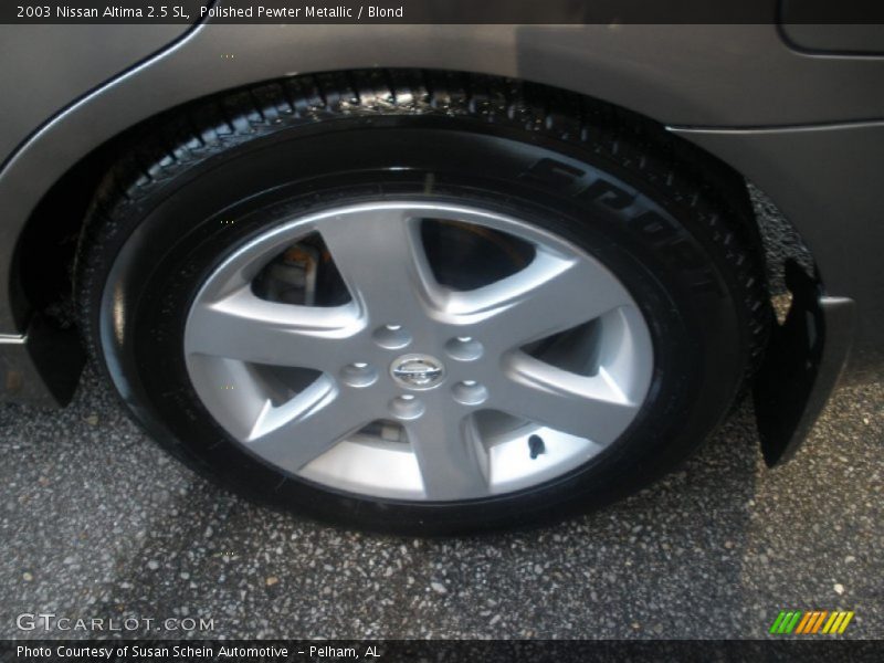 Polished Pewter Metallic / Blond 2003 Nissan Altima 2.5 SL
