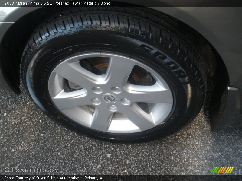 Polished Pewter Metallic / Blond 2003 Nissan Altima 2.5 SL