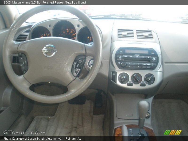 Polished Pewter Metallic / Blond 2003 Nissan Altima 2.5 SL