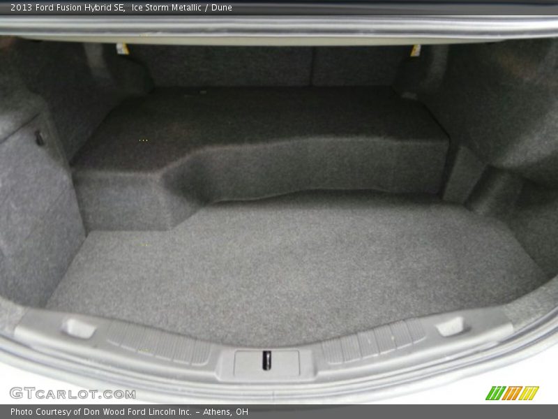 Ice Storm Metallic / Dune 2013 Ford Fusion Hybrid SE