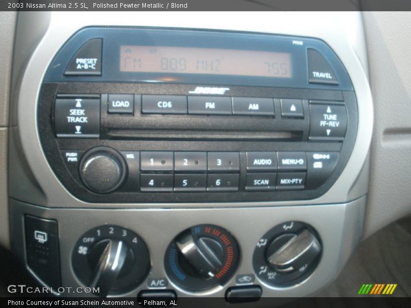 Polished Pewter Metallic / Blond 2003 Nissan Altima 2.5 SL