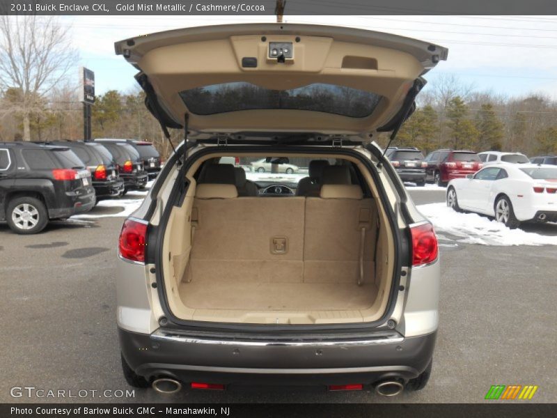 Gold Mist Metallic / Cashmere/Cocoa 2011 Buick Enclave CXL