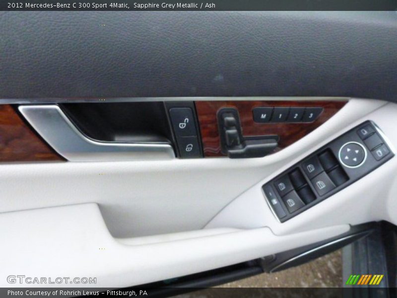Sapphire Grey Metallic / Ash 2012 Mercedes-Benz C 300 Sport 4Matic