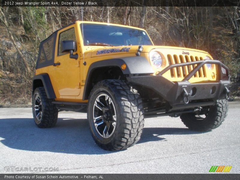 Dozer Yellow / Black 2012 Jeep Wrangler Sport 4x4