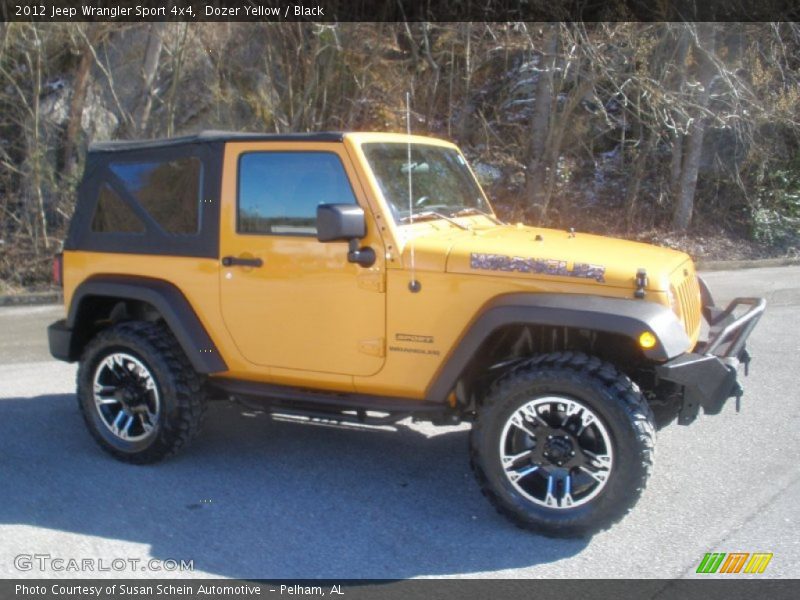 Dozer Yellow / Black 2012 Jeep Wrangler Sport 4x4