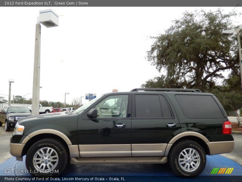 Green Gem / Stone 2013 Ford Expedition XLT