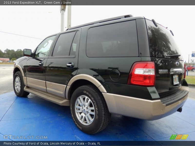 Green Gem / Stone 2013 Ford Expedition XLT