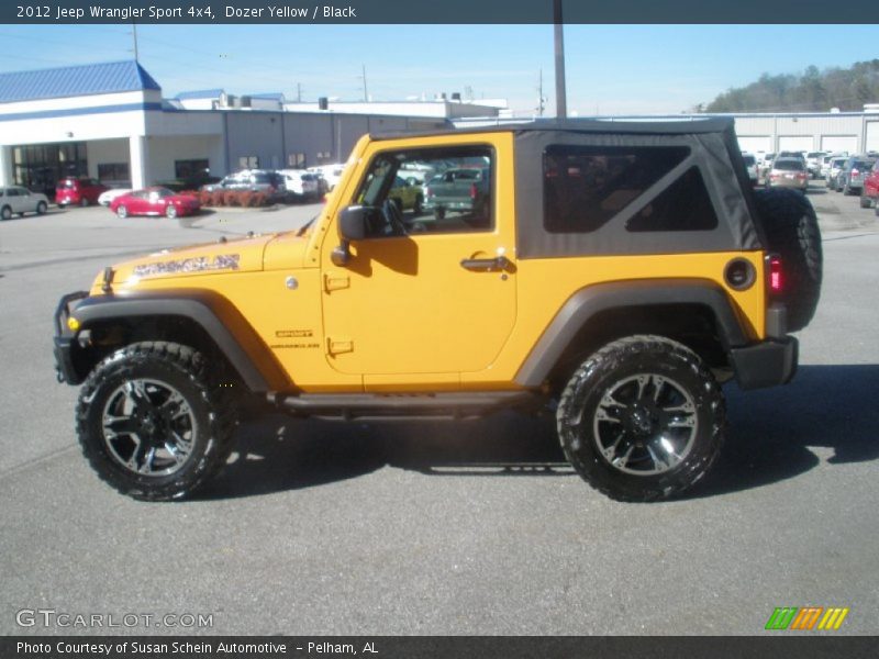 Dozer Yellow / Black 2012 Jeep Wrangler Sport 4x4