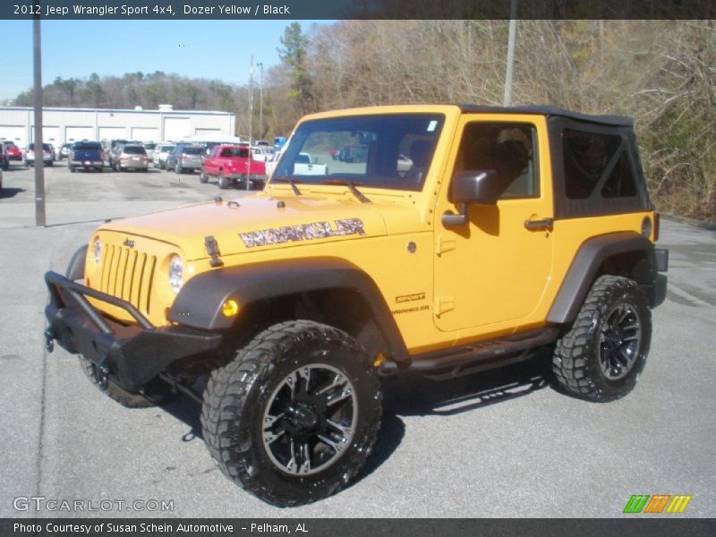 Dozer Yellow / Black 2012 Jeep Wrangler Sport 4x4