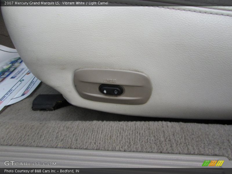 Vibrant White / Light Camel 2007 Mercury Grand Marquis LS