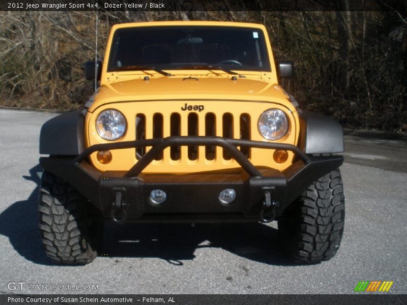 Dozer Yellow / Black 2012 Jeep Wrangler Sport 4x4