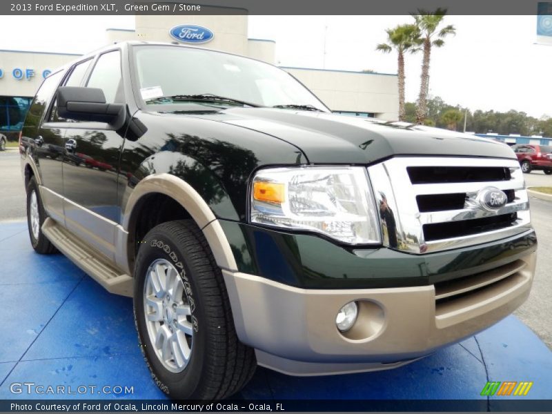 Green Gem / Stone 2013 Ford Expedition XLT