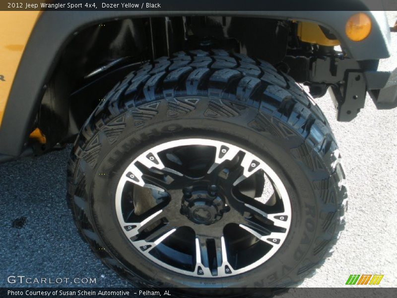 Dozer Yellow / Black 2012 Jeep Wrangler Sport 4x4