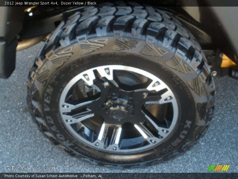 Dozer Yellow / Black 2012 Jeep Wrangler Sport 4x4