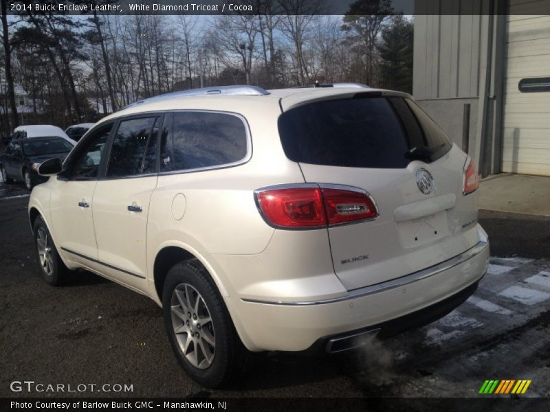 White Diamond Tricoat / Cocoa 2014 Buick Enclave Leather