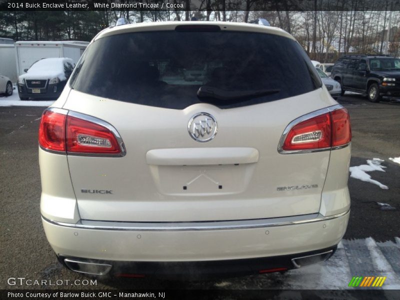 White Diamond Tricoat / Cocoa 2014 Buick Enclave Leather