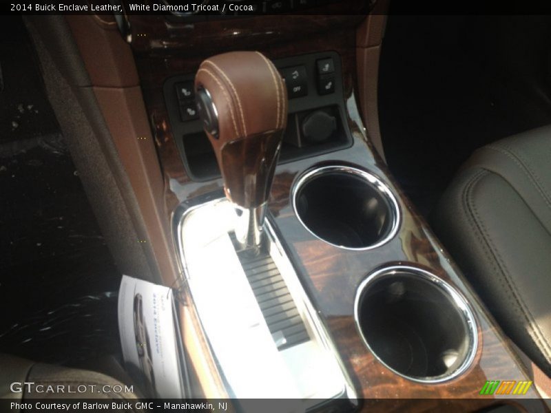 White Diamond Tricoat / Cocoa 2014 Buick Enclave Leather