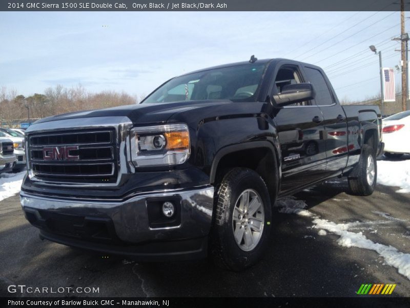 Onyx Black / Jet Black/Dark Ash 2014 GMC Sierra 1500 SLE Double Cab