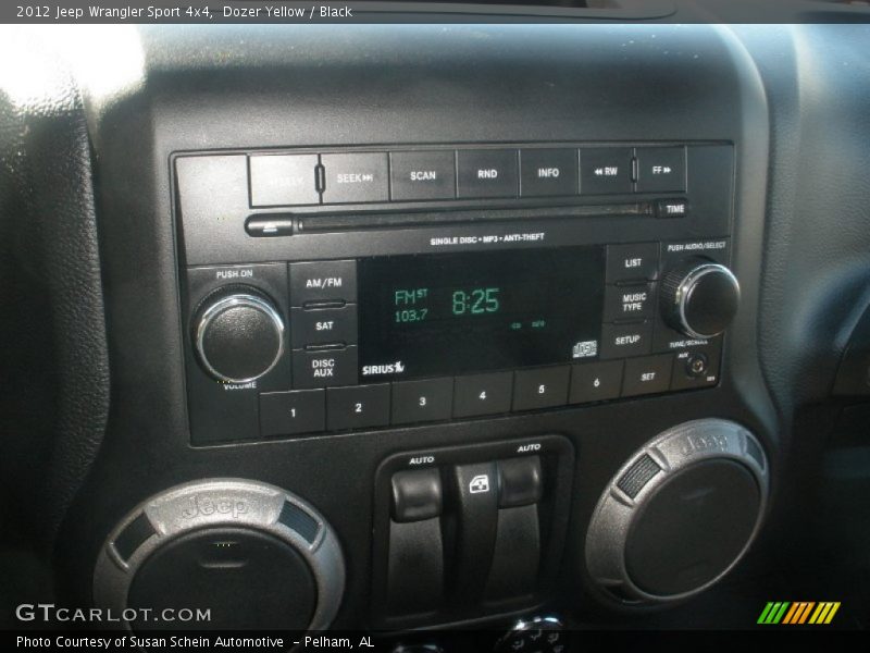 Dozer Yellow / Black 2012 Jeep Wrangler Sport 4x4