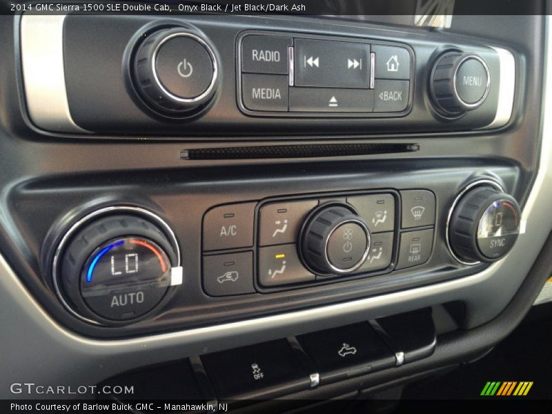 Onyx Black / Jet Black/Dark Ash 2014 GMC Sierra 1500 SLE Double Cab