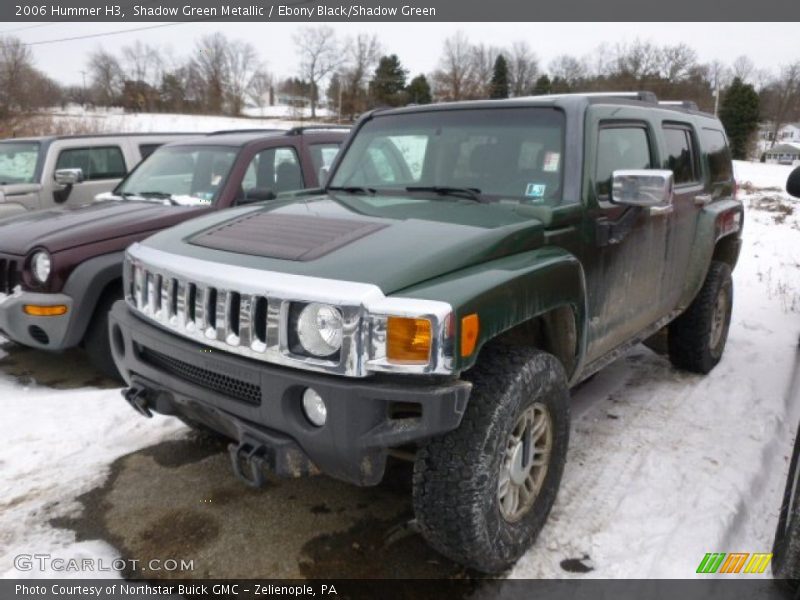 Shadow Green Metallic / Ebony Black/Shadow Green 2006 Hummer H3