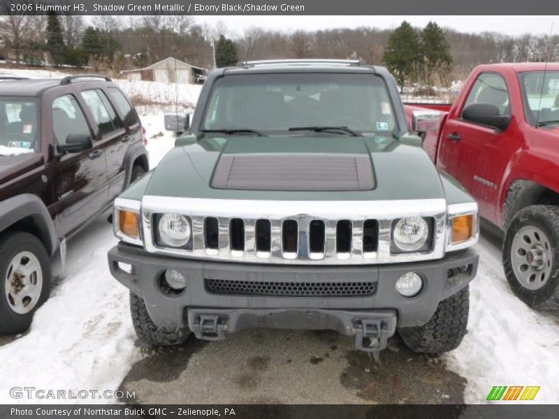 Shadow Green Metallic / Ebony Black/Shadow Green 2006 Hummer H3