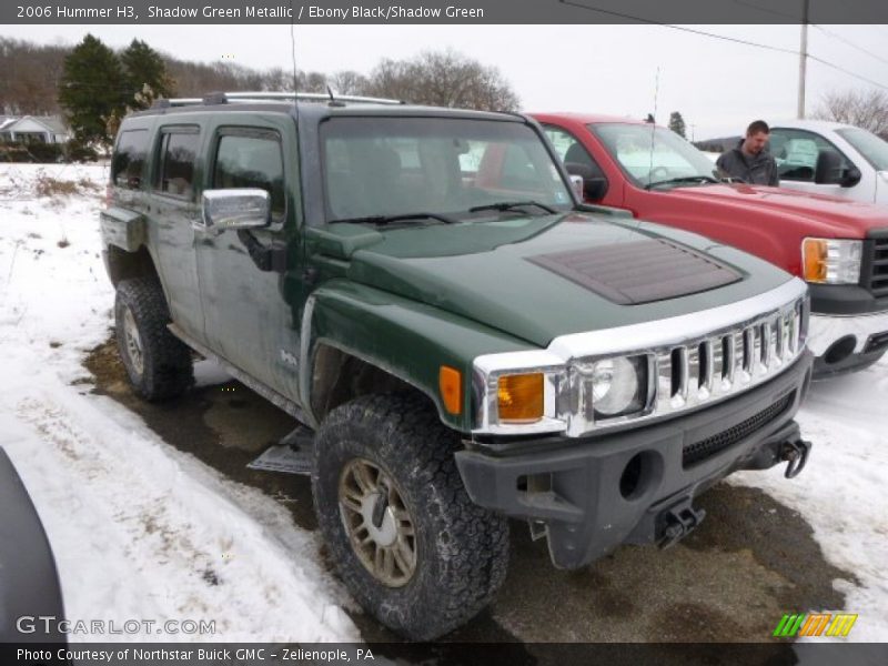 Shadow Green Metallic / Ebony Black/Shadow Green 2006 Hummer H3