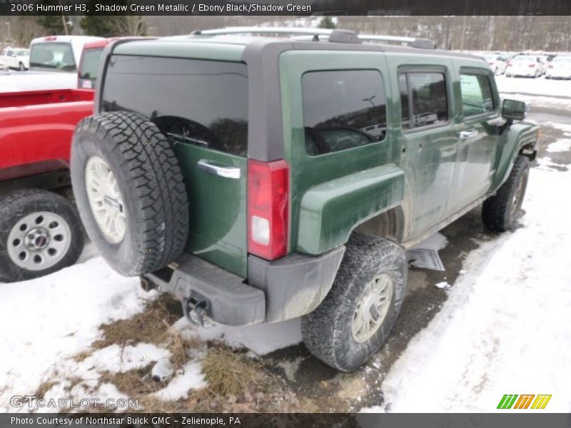 Shadow Green Metallic / Ebony Black/Shadow Green 2006 Hummer H3