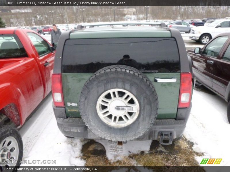 Shadow Green Metallic / Ebony Black/Shadow Green 2006 Hummer H3