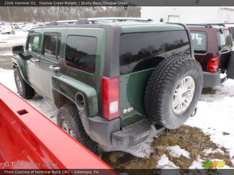 Shadow Green Metallic / Ebony Black/Shadow Green 2006 Hummer H3