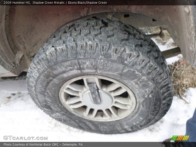 Shadow Green Metallic / Ebony Black/Shadow Green 2006 Hummer H3