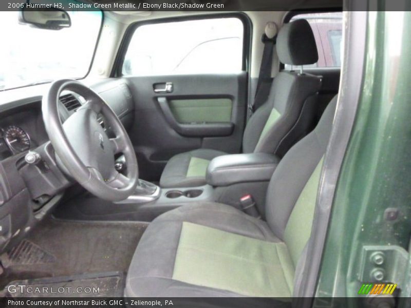 Shadow Green Metallic / Ebony Black/Shadow Green 2006 Hummer H3