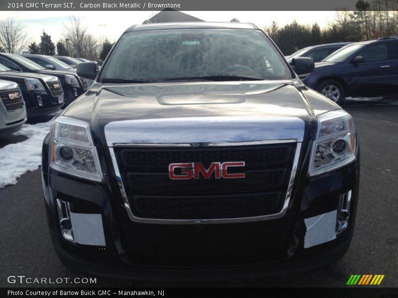 Carbon Black Metallic / Brownstone 2014 GMC Terrain SLT